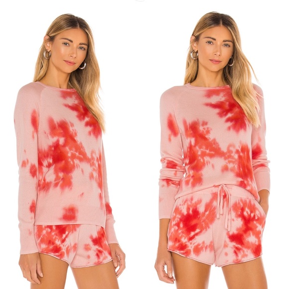 {SET} Lovers + Friends Sierra Set Pink Tie Dye XS NWT 💗 - Picture 3 of 11